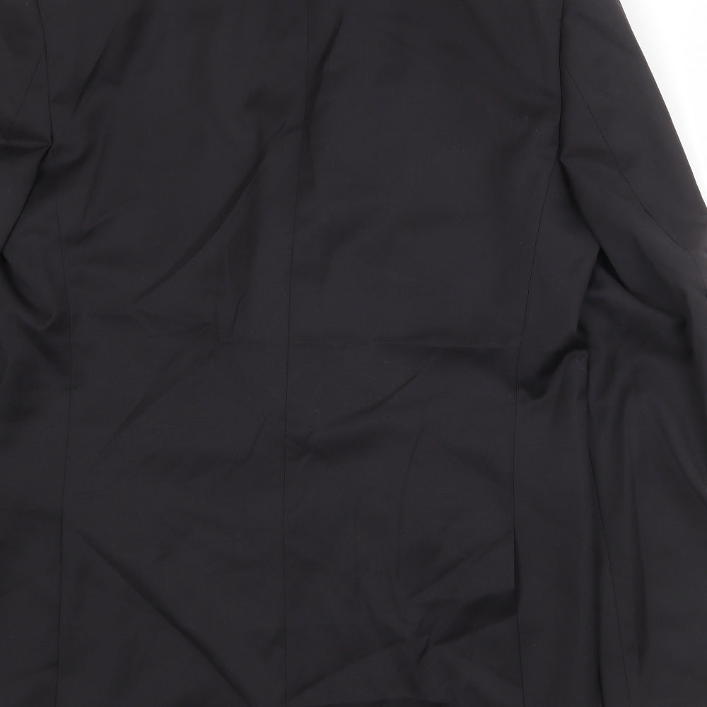 Autograph Mens Black Polyester Jacket Suit Jacket Size 42 Regular