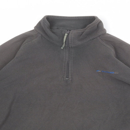 Mens UK Size S Mountain Life Grey Pullover Sweatshirt