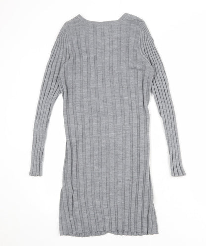 Womens UK Size S Monsoon Grey Cardigan Jumper