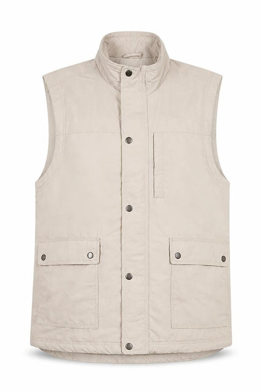 Womens UK Size M EWM Beige Gilet