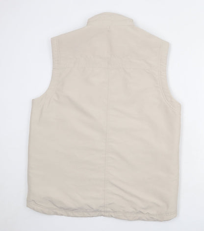 Womens UK Size M EWM Beige Gilet