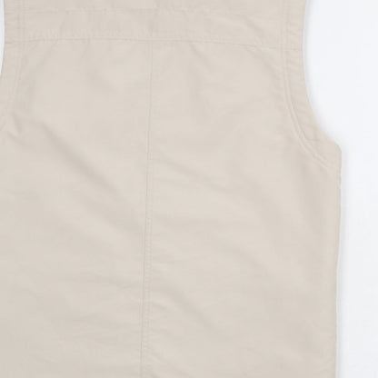 Womens UK Size M EWM Beige Gilet
