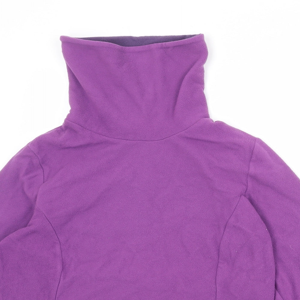 Quechua Womens Purple Polyester Pullover Sweatshirt Size M Pullover