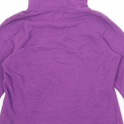 Quechua Womens Purple Polyester Pullover Sweatshirt Size M Pullover