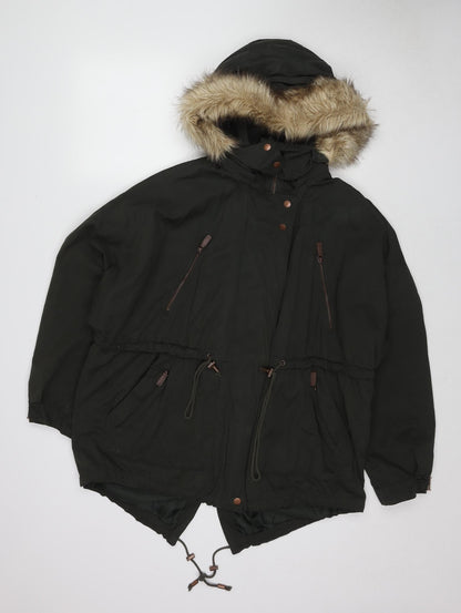 Womens UK Size M Zara Green Jacket