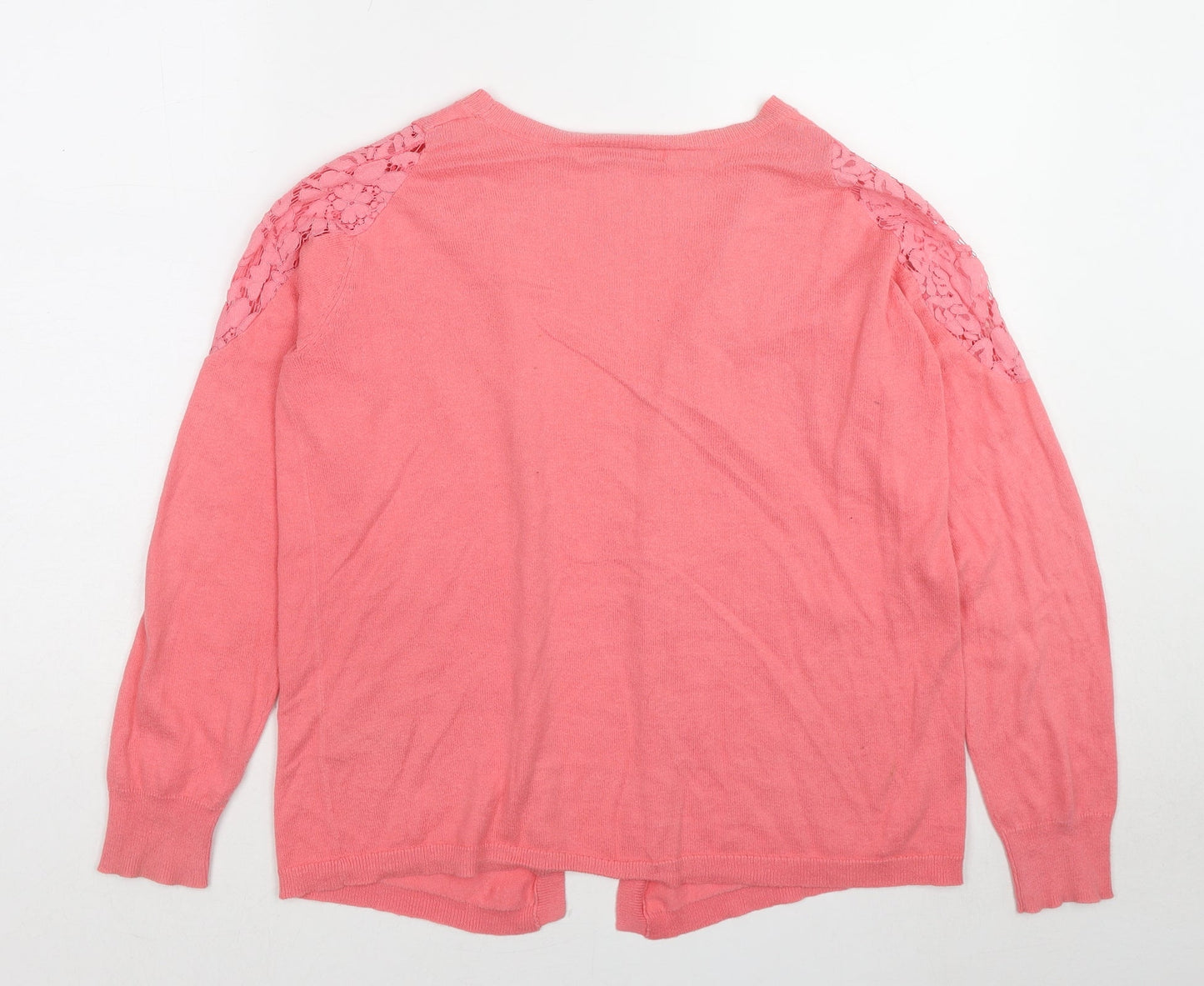 Womens UK Size 12 Very Pink Cardigan Jumper