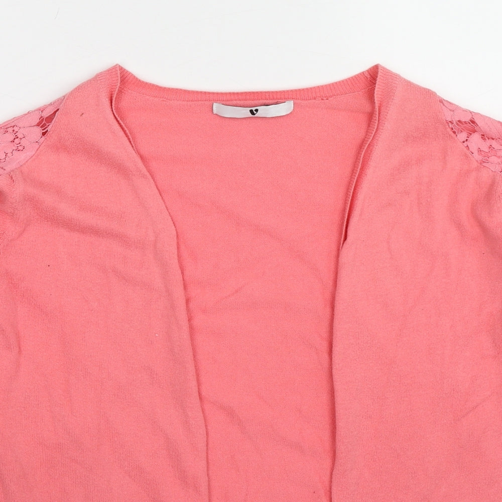 Womens UK Size 12 Very Pink Cardigan Jumper