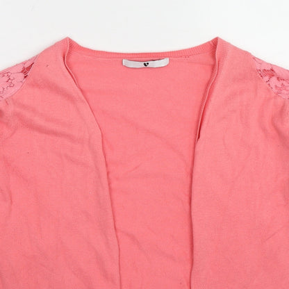 Womens UK Size 12 Very Pink Cardigan Jumper