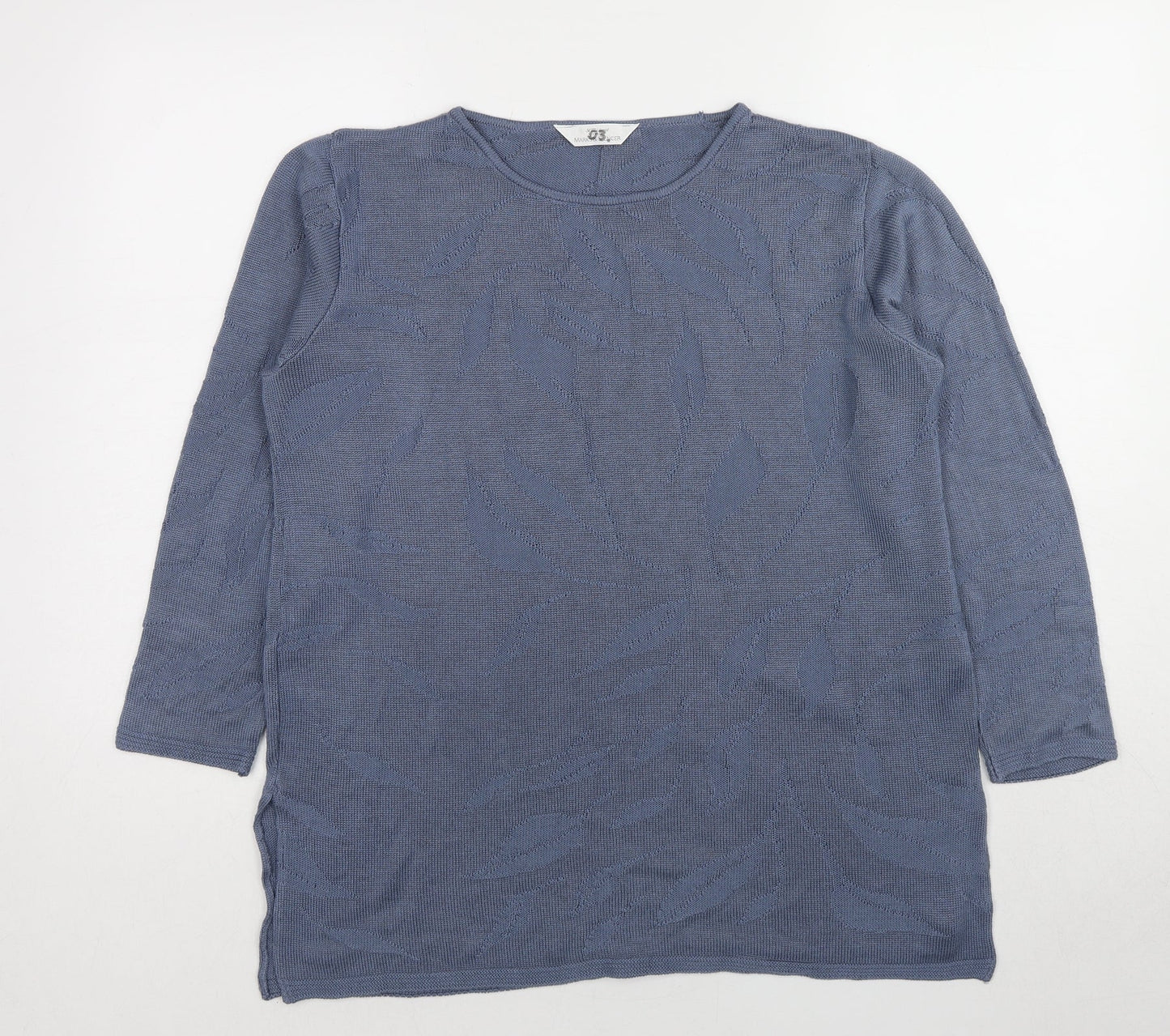 Womens UK Size 14 Marks and Spencer Blue Pullover Jumper