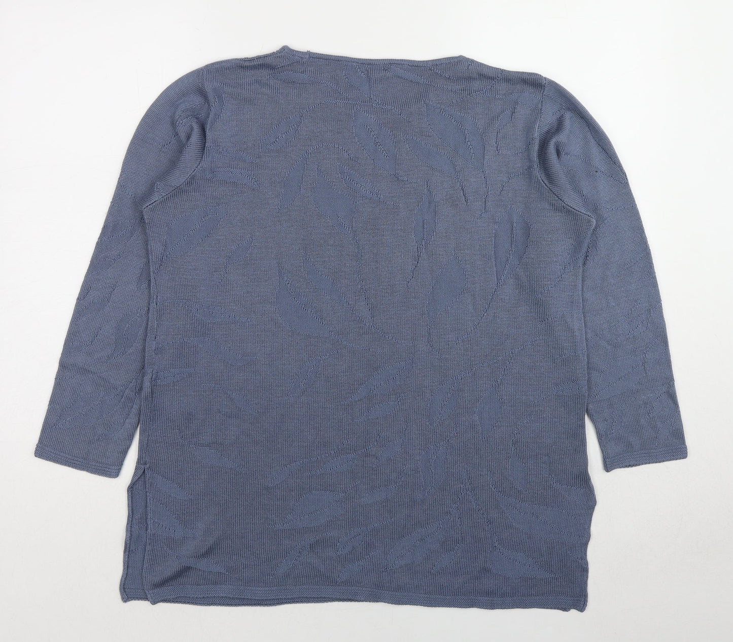 Womens UK Size 14 Marks and Spencer Blue Pullover Jumper