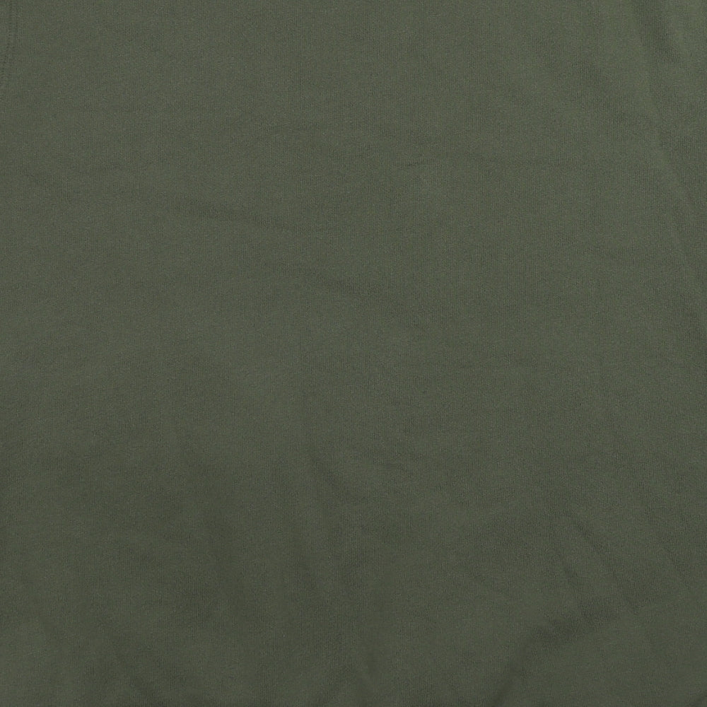 USA Strong Womens Green Cotton Pullover Sweatshirt Size XL