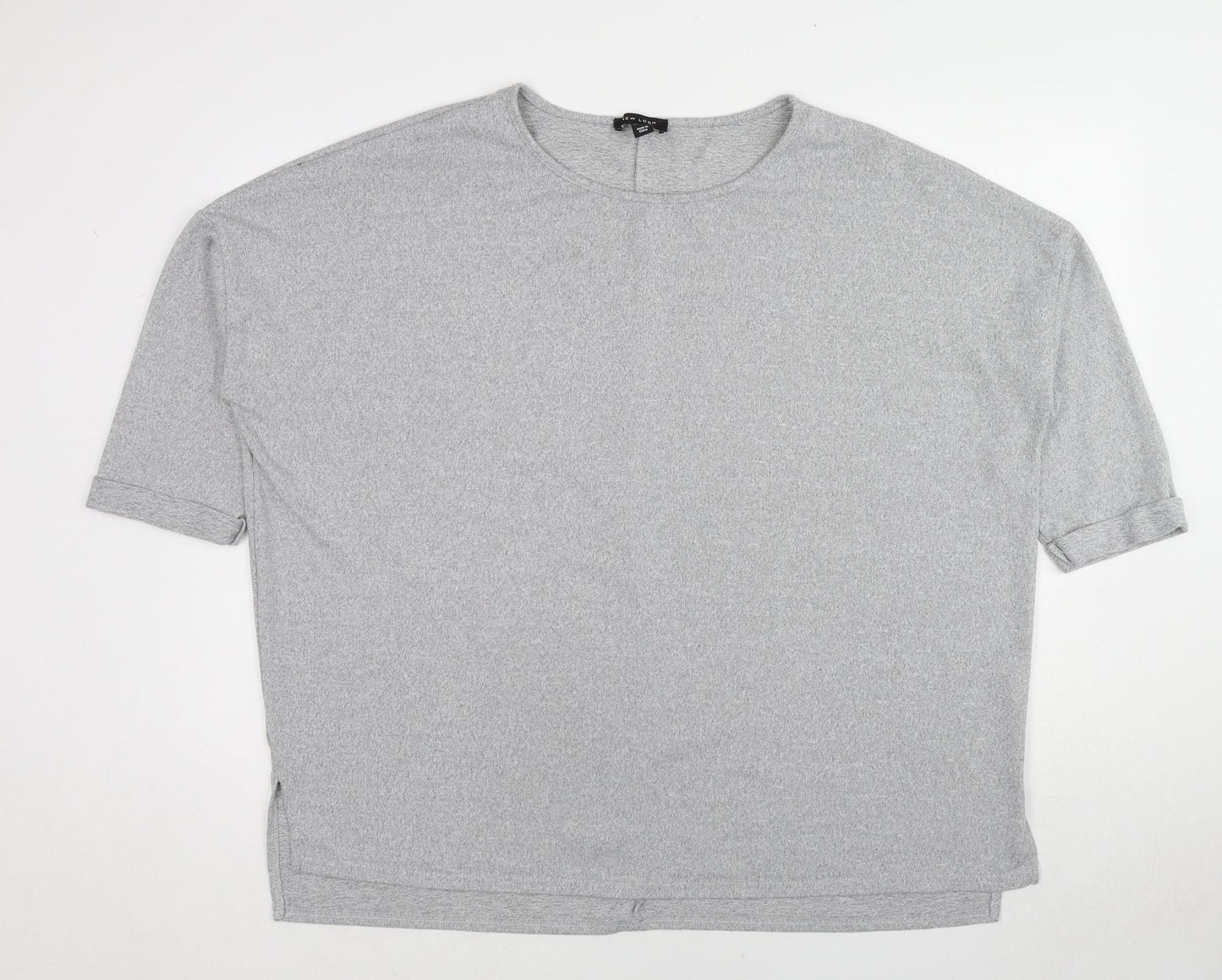Womens UK Size L New Look Grey Pullover Jumper