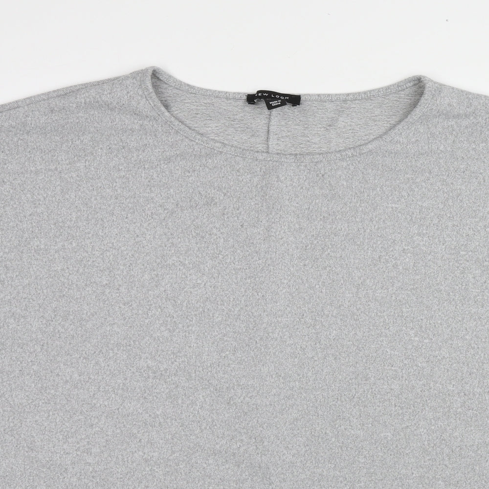 Womens UK Size L New Look Grey Pullover Jumper
