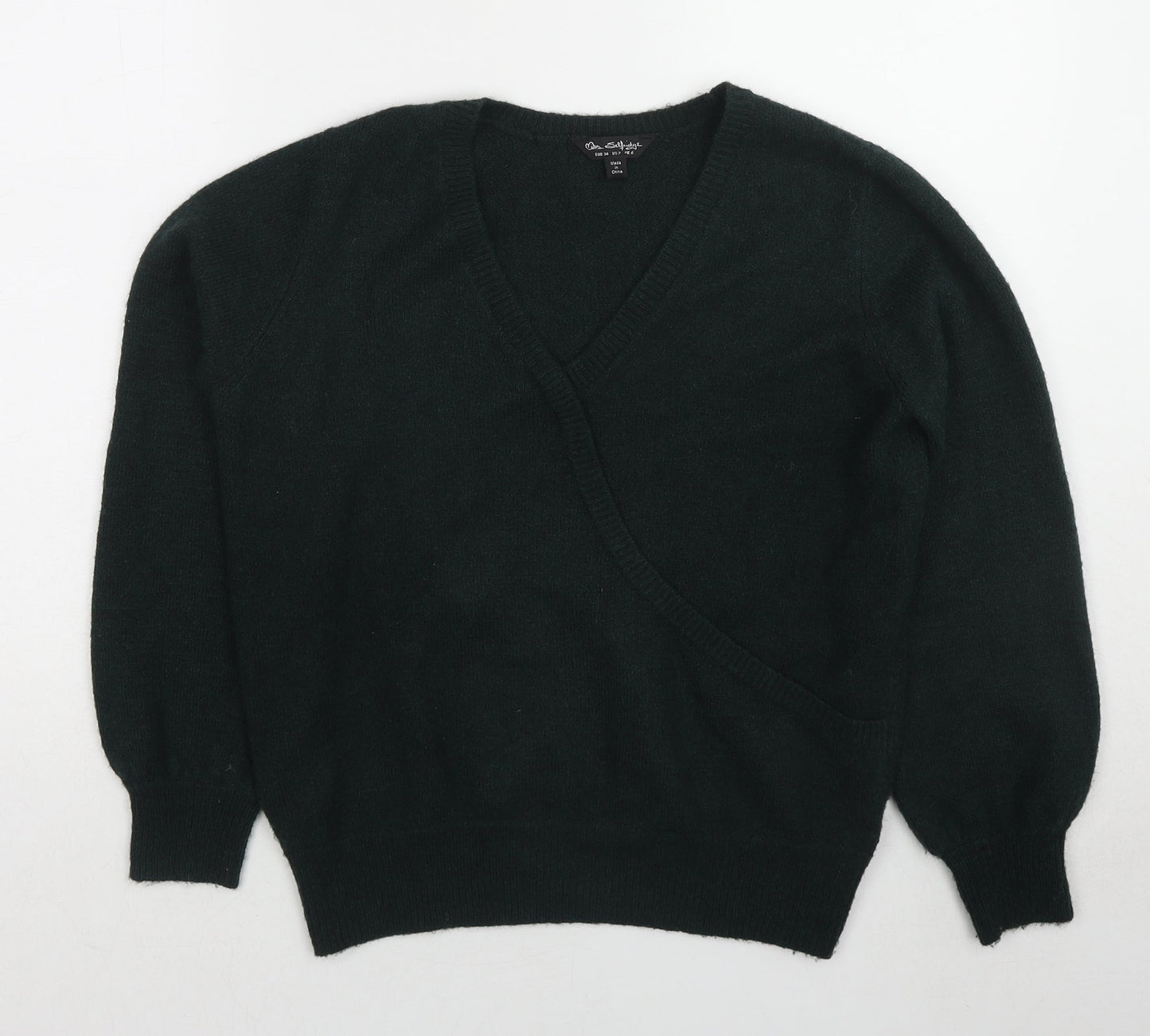 Womens UK Size 6 Miss Selfridge Green Pullover Jumper