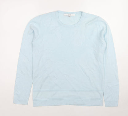 Womens UK Size M Vida Vi Blue Pullover Jumper