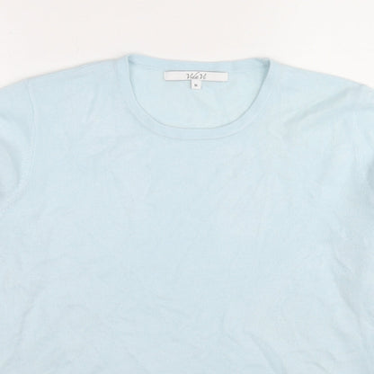 Womens UK Size M Vida Vi Blue Pullover Jumper