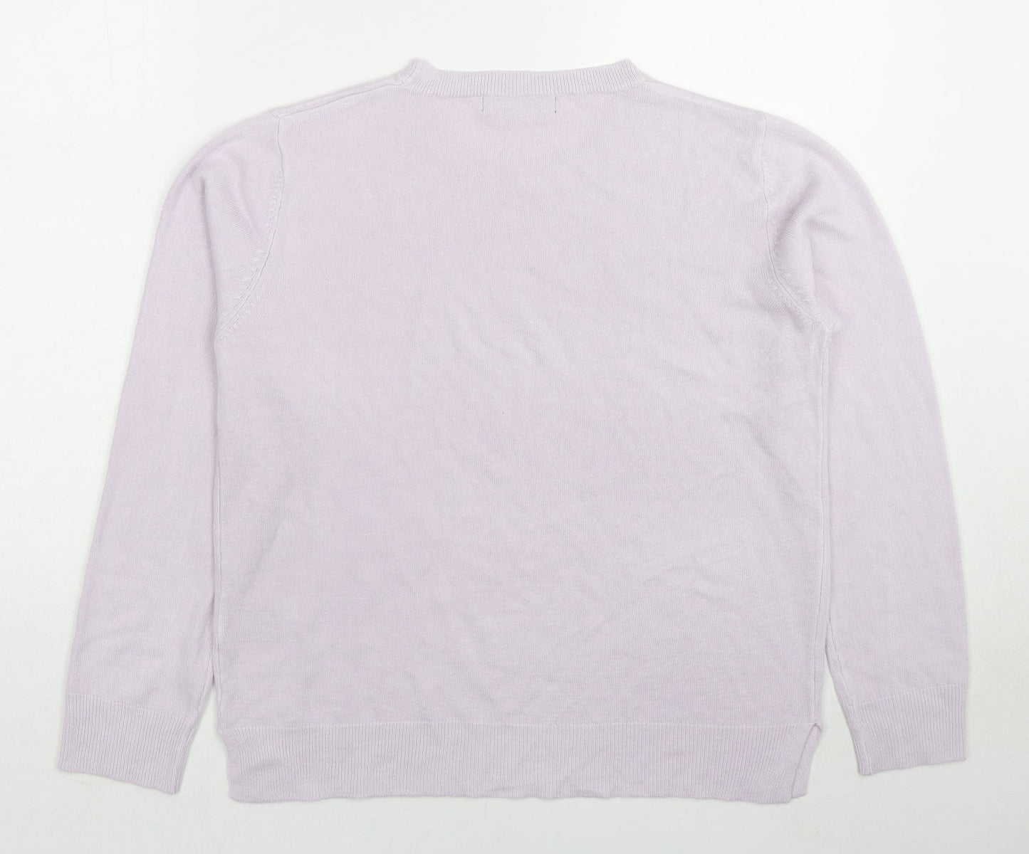 Womens UK Size 14 Marks and Spencer Purple Pullover Jumper