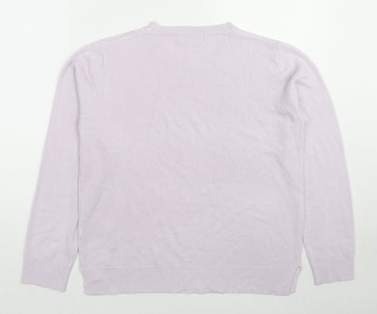 Womens UK Size 14 Marks and Spencer Purple Pullover Jumper