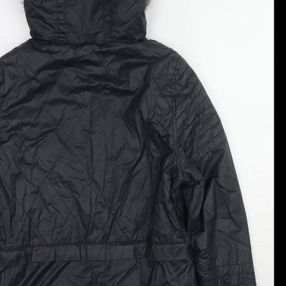 Blonde + Blonde Womens Black Jacket Size 12 Zip