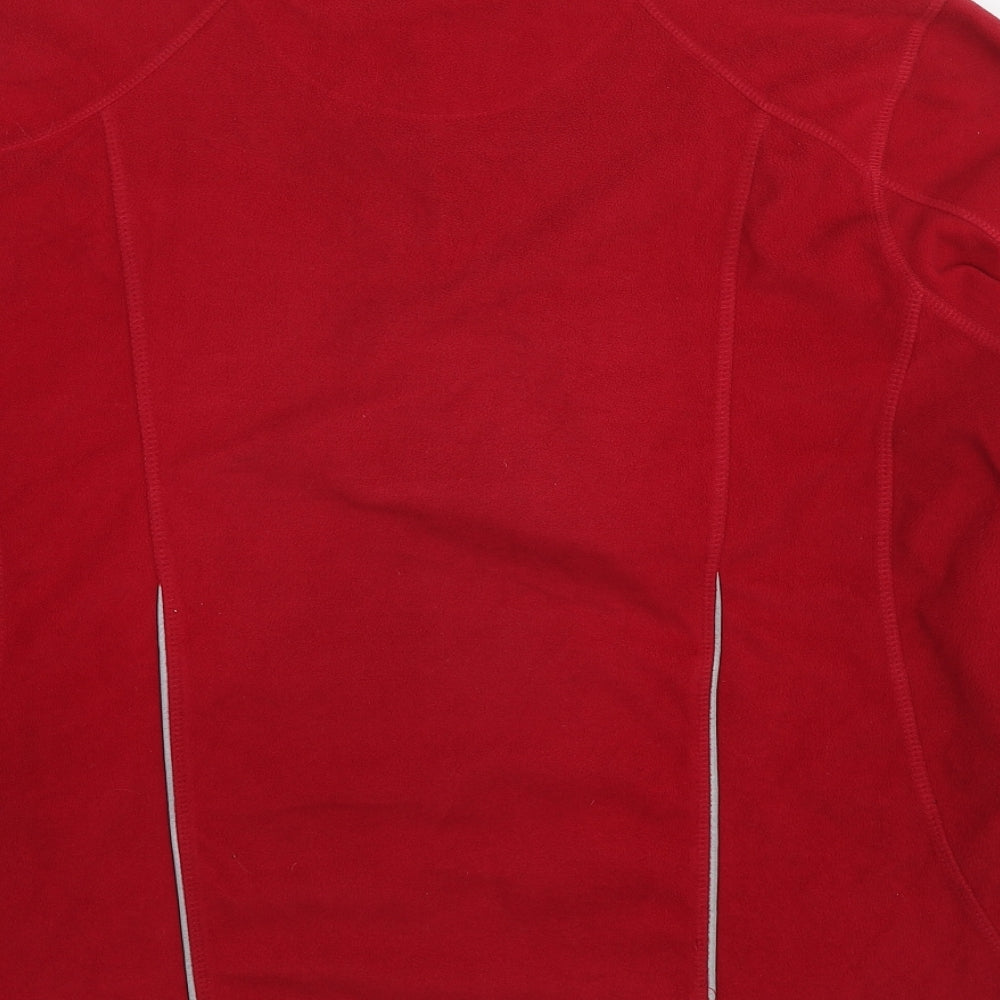 Sport Performance Womens Red Polyester Pullover Sweatshirt Size L Pullover