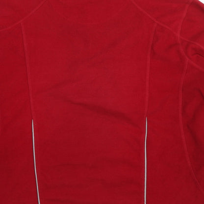 Sport Performance Womens Red Polyester Pullover Sweatshirt Size L Pullover
