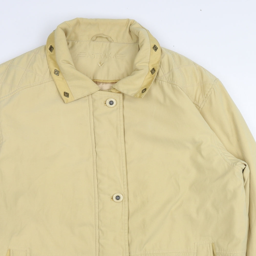 Womens UK Size L Astraka Yellow Jacket