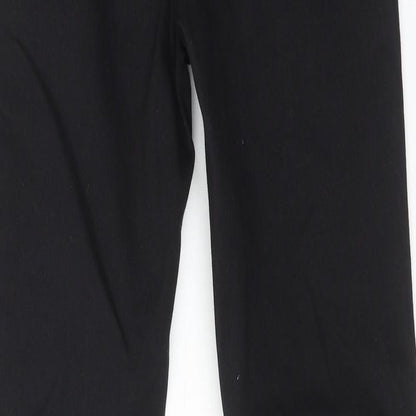 Topshop Womens Black Cotton Skinny Jeans Size 28 in L30 in Regular Zip
