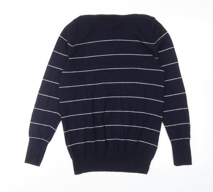 Womens UK Size S Monsoon Blue Pullover Jumper