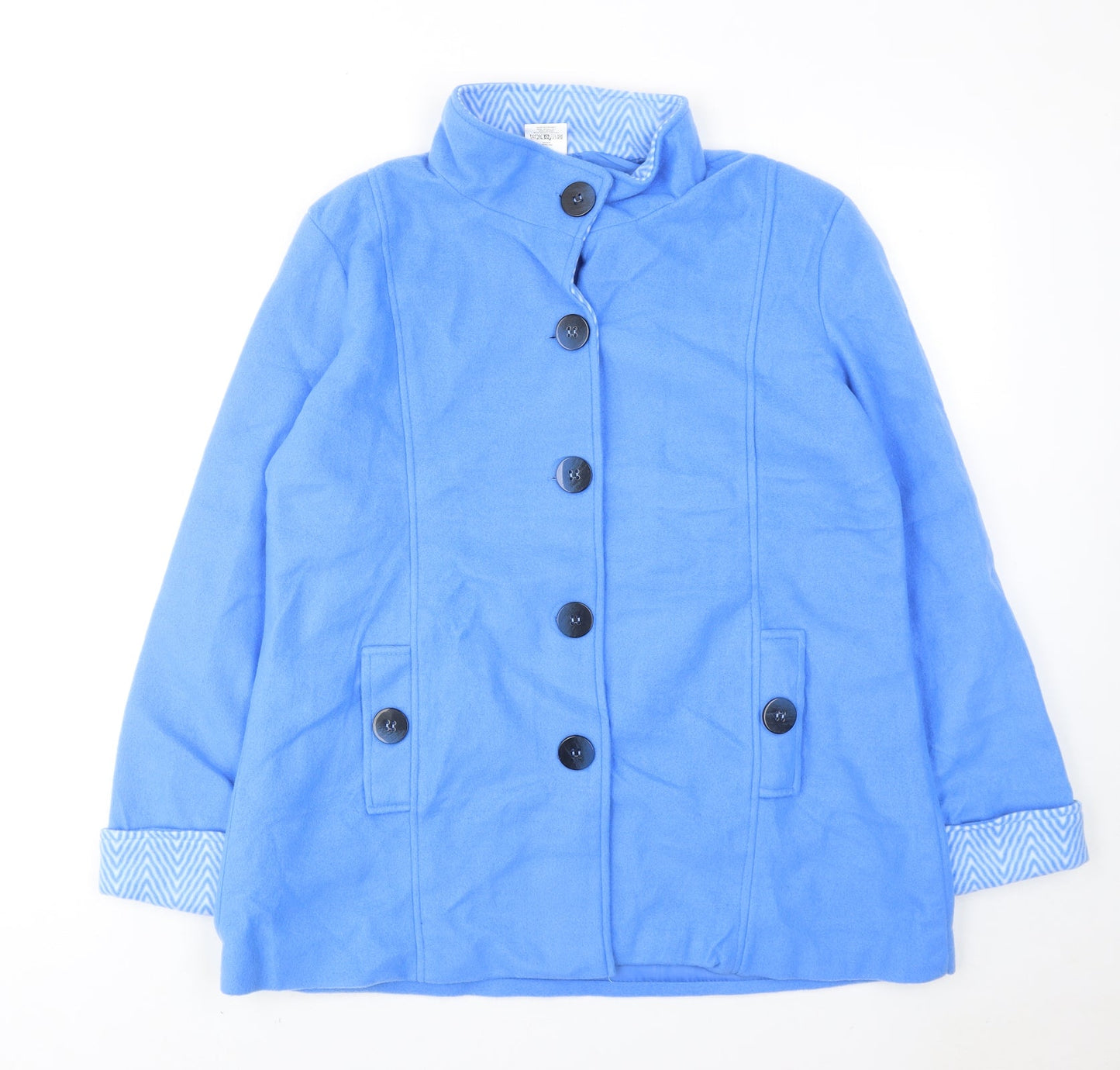 Womens UK Size M Anne De Lancay Blue Jacket