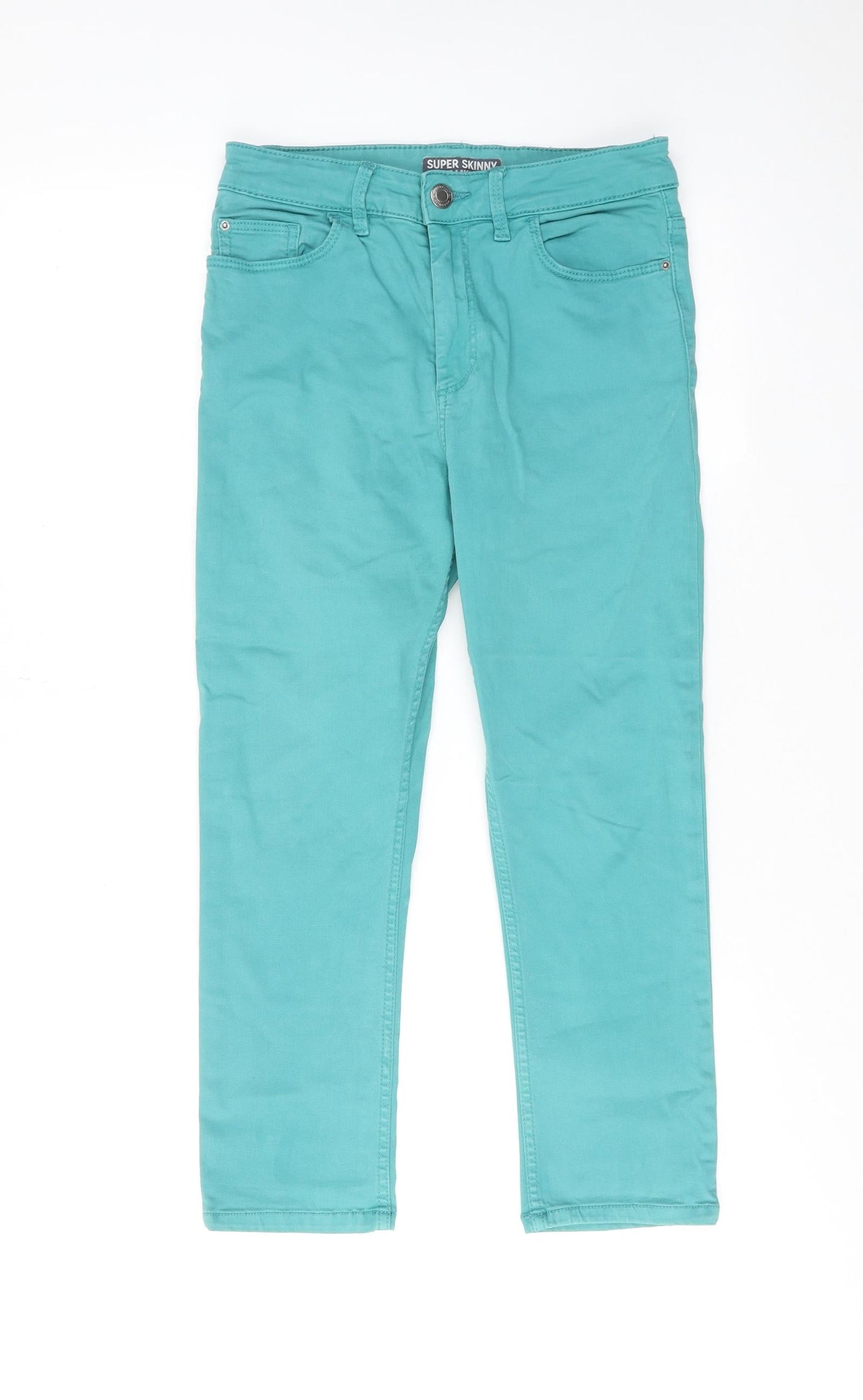 Womens UK Size 8 Marks and Spencer Regular Fit Skinny Blue Jeans