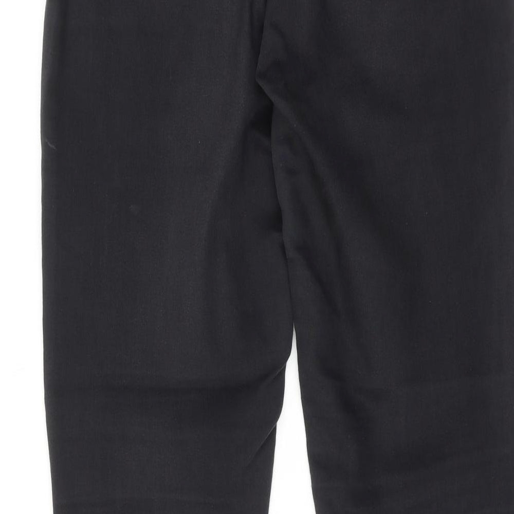 Denim & Co. Womens Black Cotton Skinny Jeans Size 14 Regular Zip