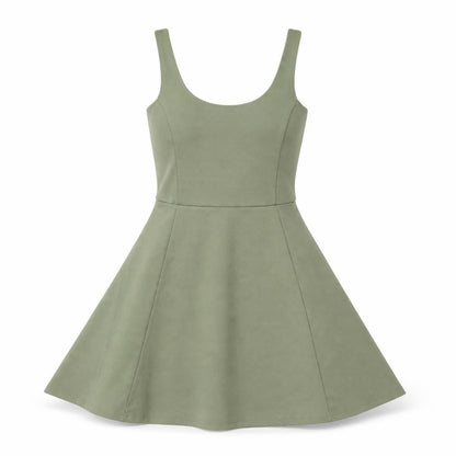 H&M Womens Green Polyester Fit & Flare Size 12 Round Neck Pullover