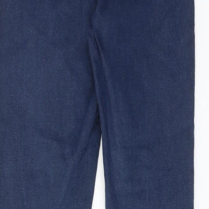 Denim & Co. Womens Blue Cotton Skinny Jeans Size 12 Regular Zip