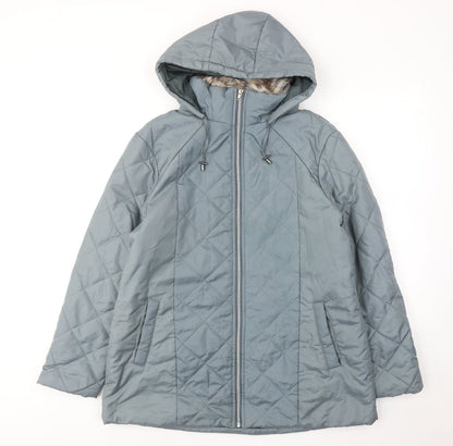 Womens UK Size M Anne De Lancay Blue Jacket