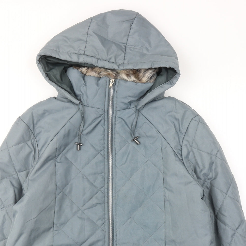 Womens UK Size M Anne De Lancay Blue Jacket