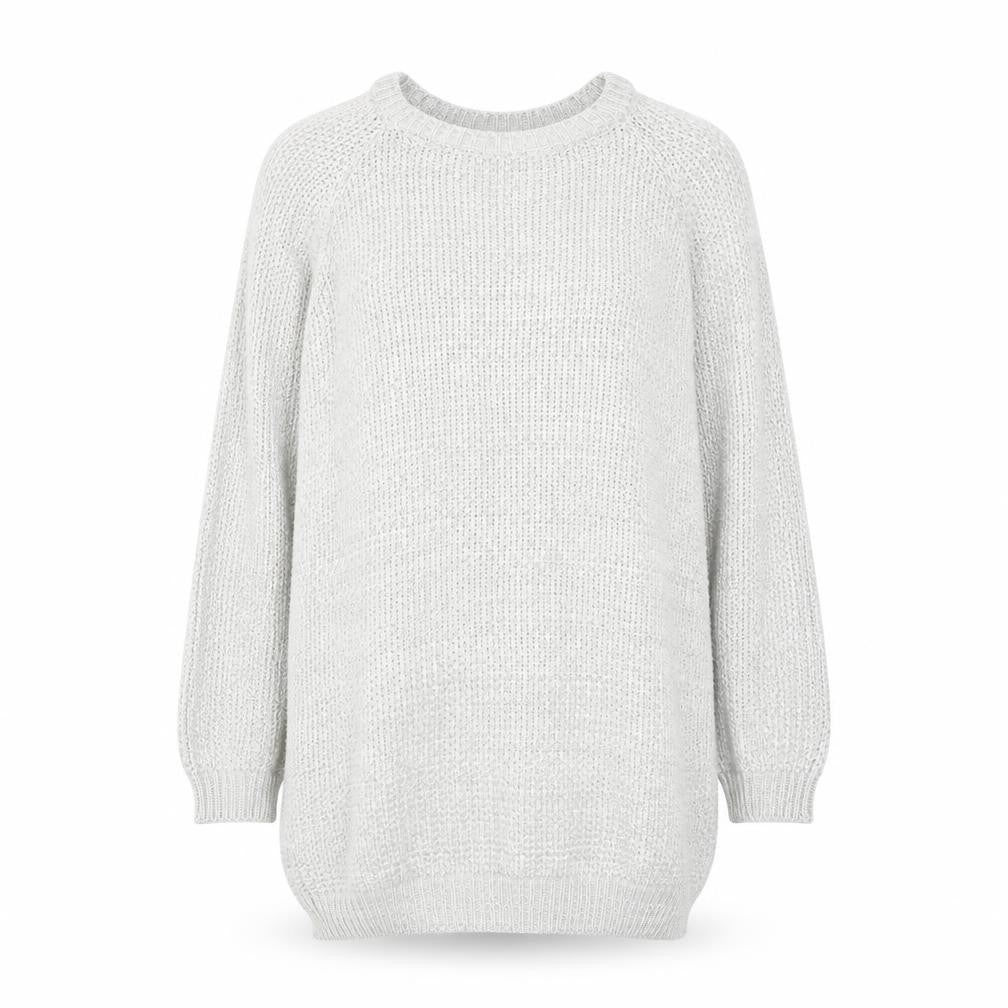 Womens UK Size XS Bershka Grey Pullover Jumper