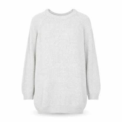 Womens UK Size XS Bershka Grey Pullover Jumper