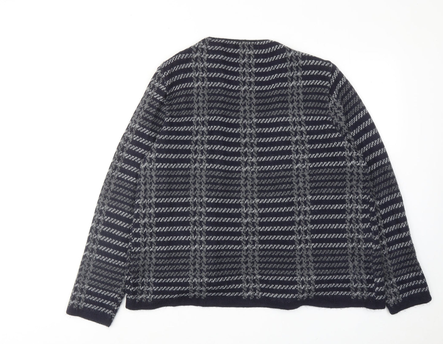 Womens UK Size 20 Debenhams Grey Cardigan Jumper