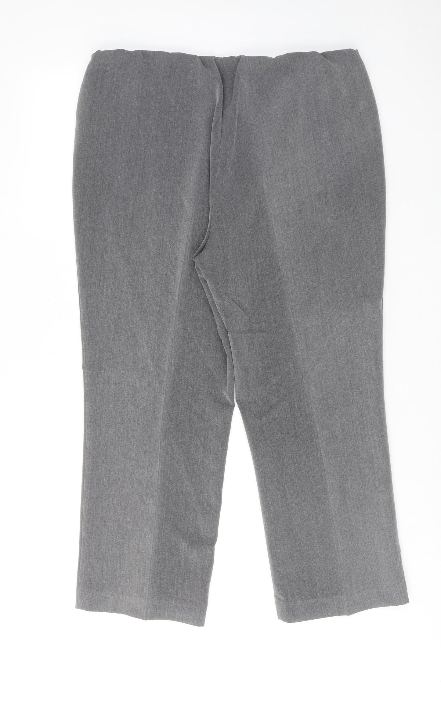 Womens UK Size 14 Bonmarché Regular Fit  Grey Trousers
