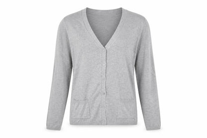 Womens UK Size M Zara Grey Cardigan Jumper