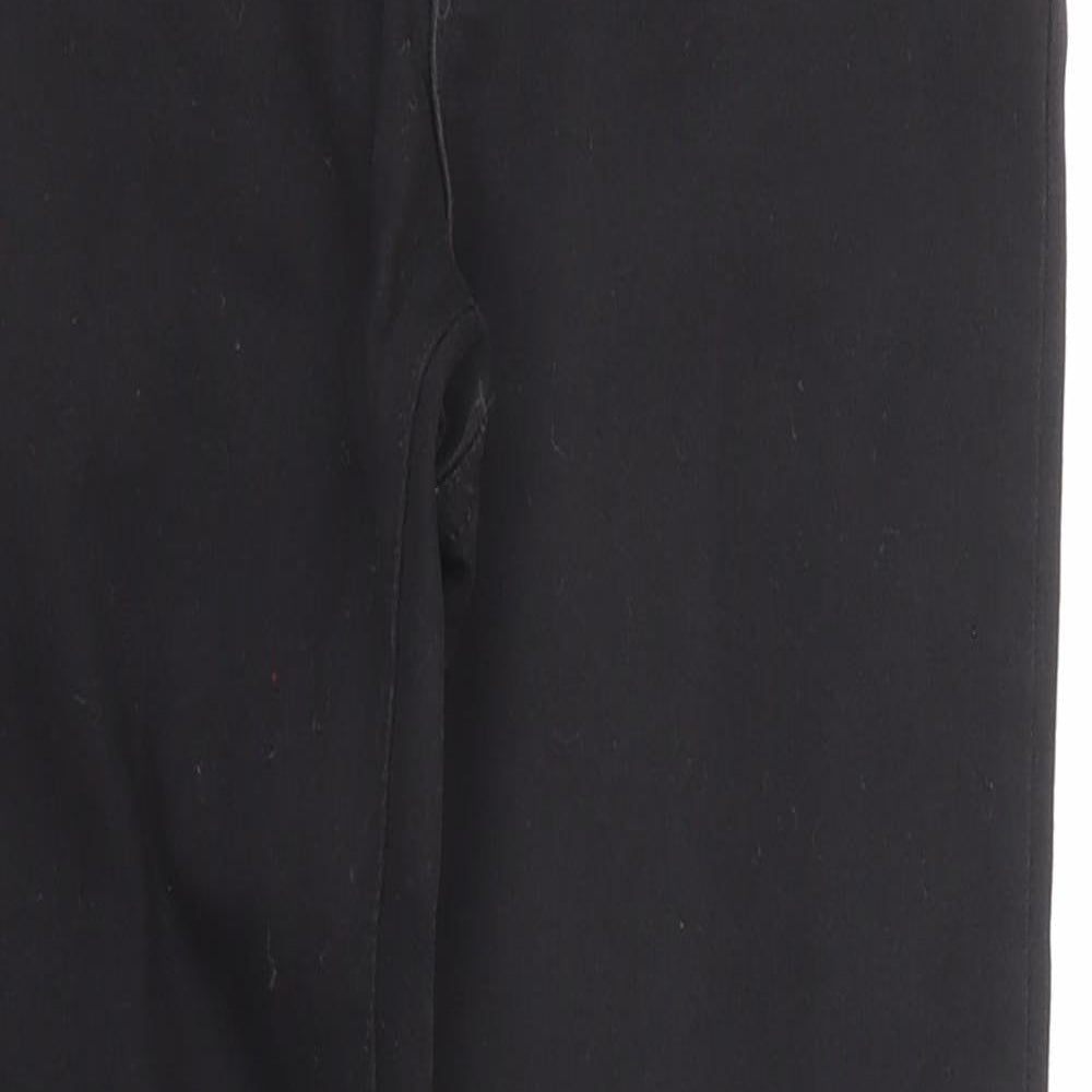 Denim & Co. Womens Black Cotton Skinny Jeans Size 8 Regular Zip