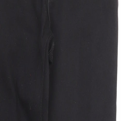 Denim & Co. Womens Black Cotton Skinny Jeans Size 8 Regular Zip