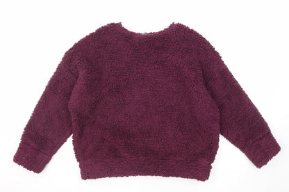 Womens UK Size S Marks and Spencer Purple Pullover Sweatshirt