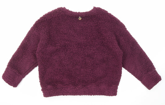 Womens UK Size S Marks and Spencer Purple Pullover Sweatshirt