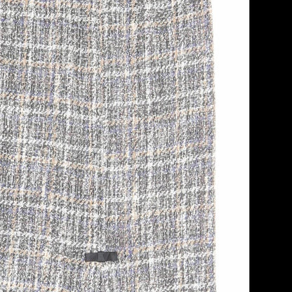 Belle Poque Womens Multicoloured Geometric Polyester A-Line Skirt Size L Zip