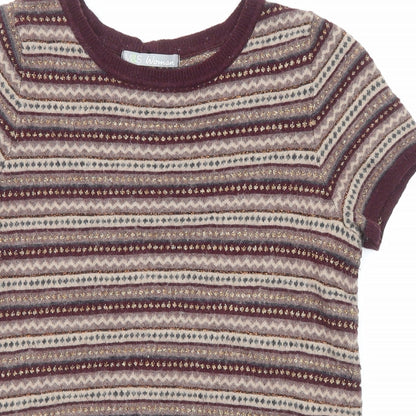 Womens UK Size 8 Marks and Spencer Multicoloured Pullover Jumper