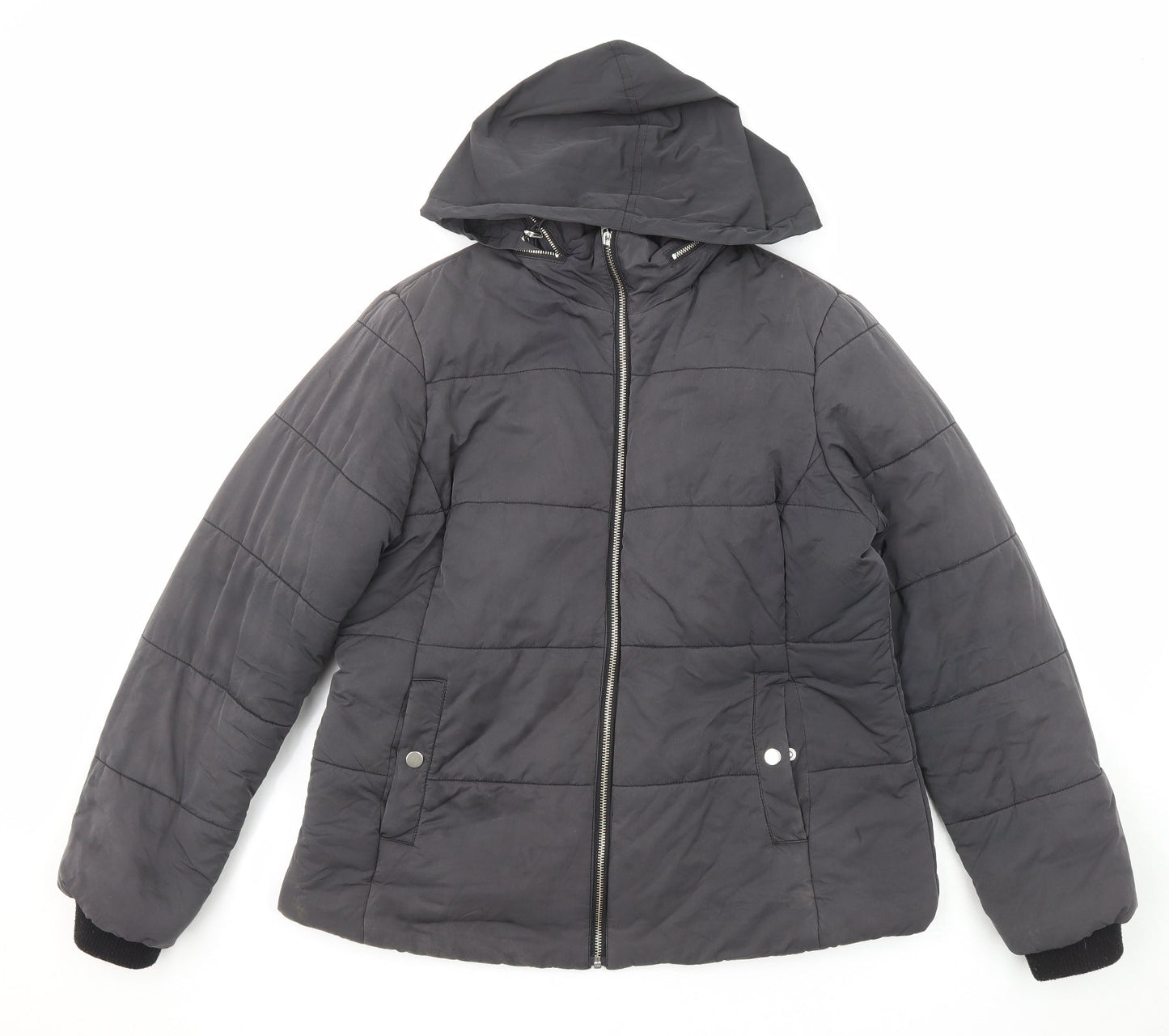 Womens UK Size 14 John Lewis Grey Puffer Jacket
