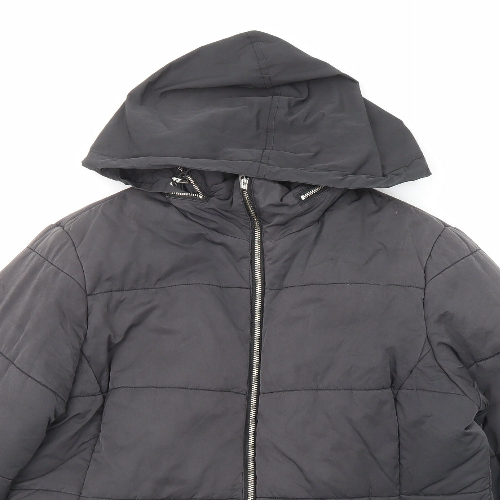 Womens UK Size 14 John Lewis Grey Puffer Jacket