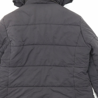 Womens UK Size 14 John Lewis Grey Puffer Jacket