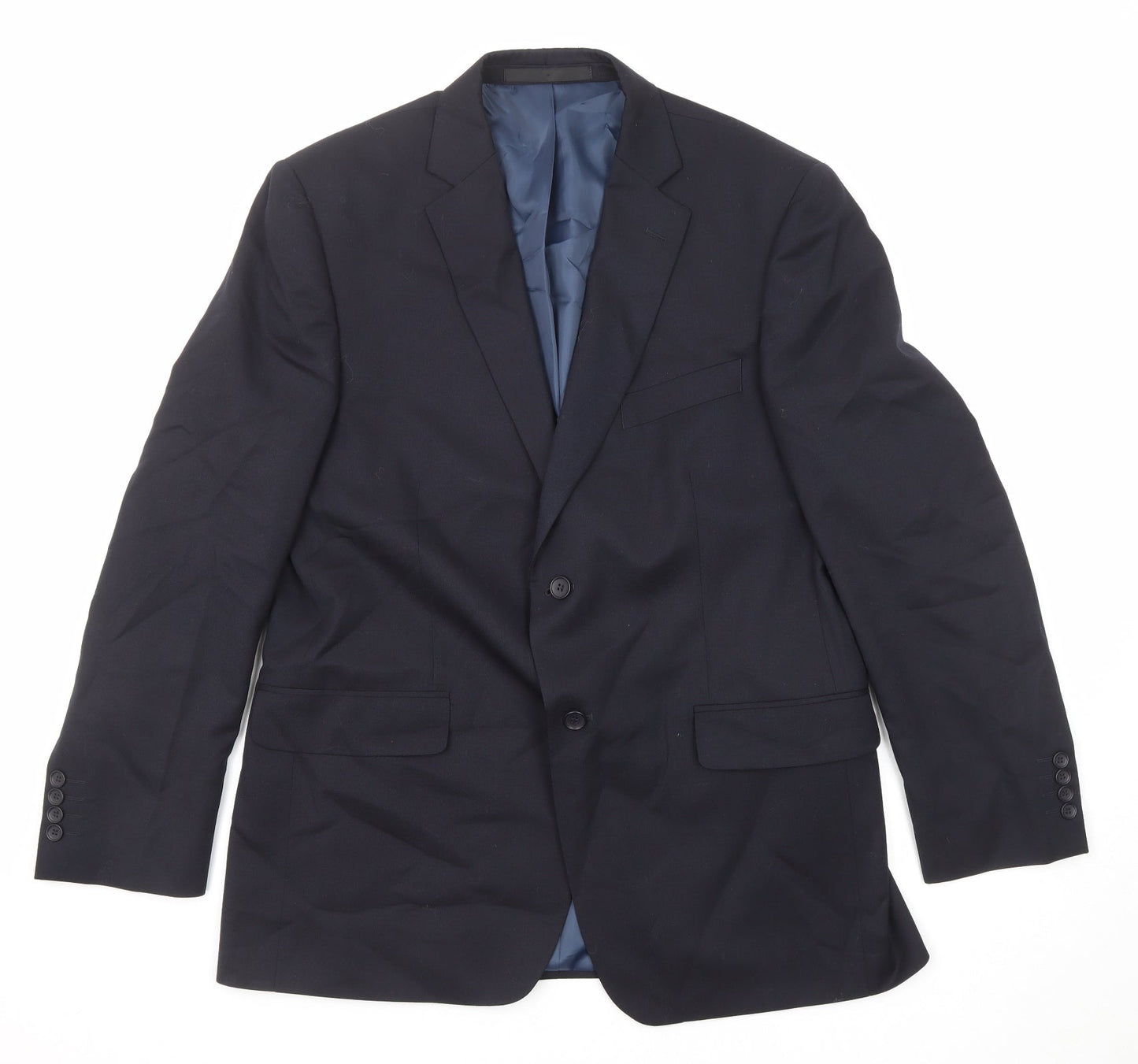 Mens UK Size 42 Marks and Spencer Regular Blue Suit Jacket
